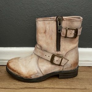Roan Tan Ankle Boot Size 6.5 Motorcycle Boot